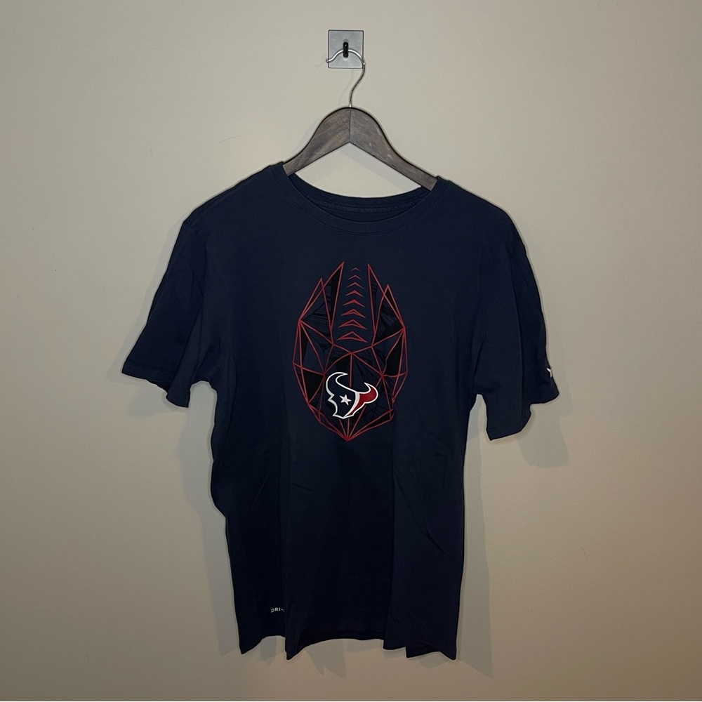 Houston Texans Football | Navy Logo Tshirt | Size L